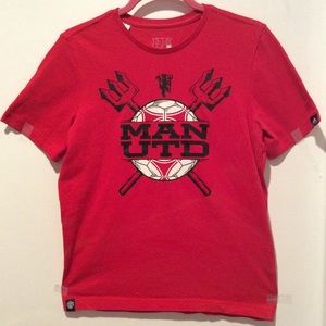 NWOT Manchester United Man UTD Soccer Distressed